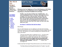 Tablet Screenshot of mlmtaxhelper.com